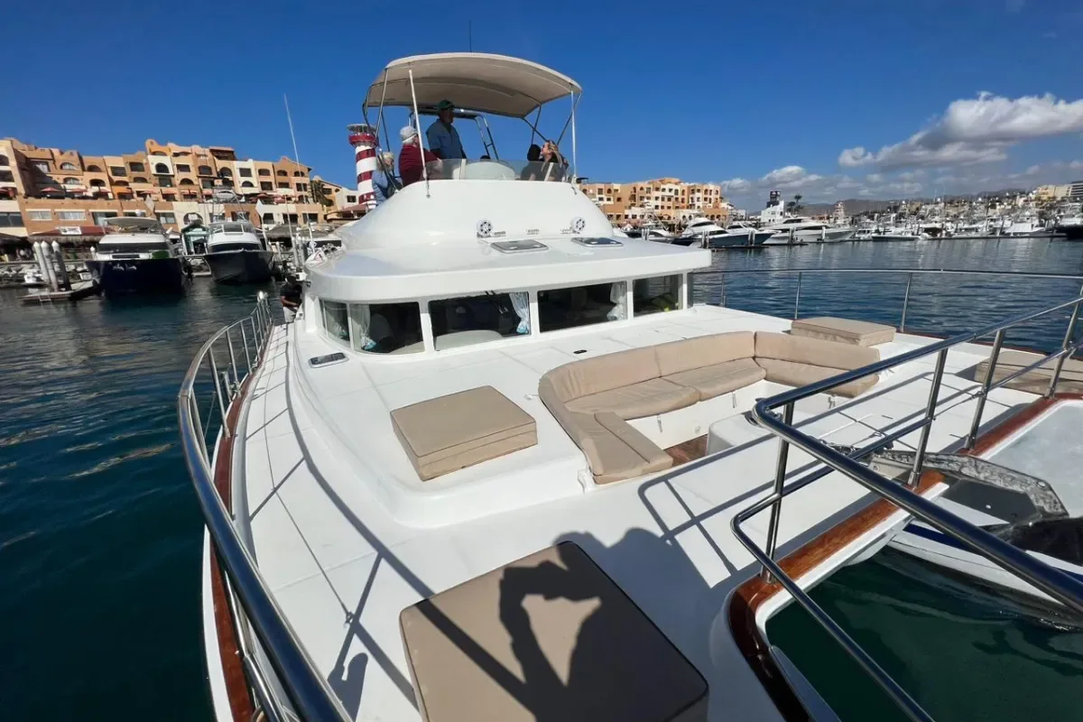 43' Lagoon at the marina in Cabo San Lucas